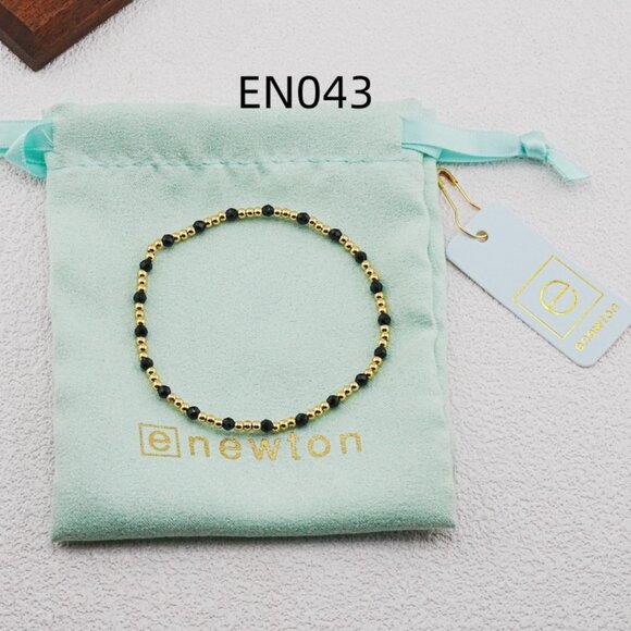 Enewton Black Crystal Glass & Gold Bead Bracelet - Picture 5 of 5